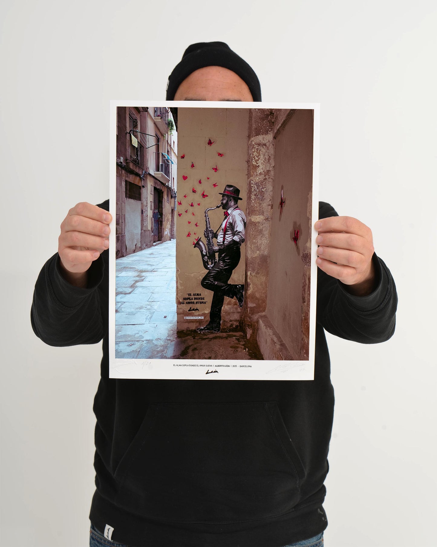 Print El alma sopla dónde el amor suena