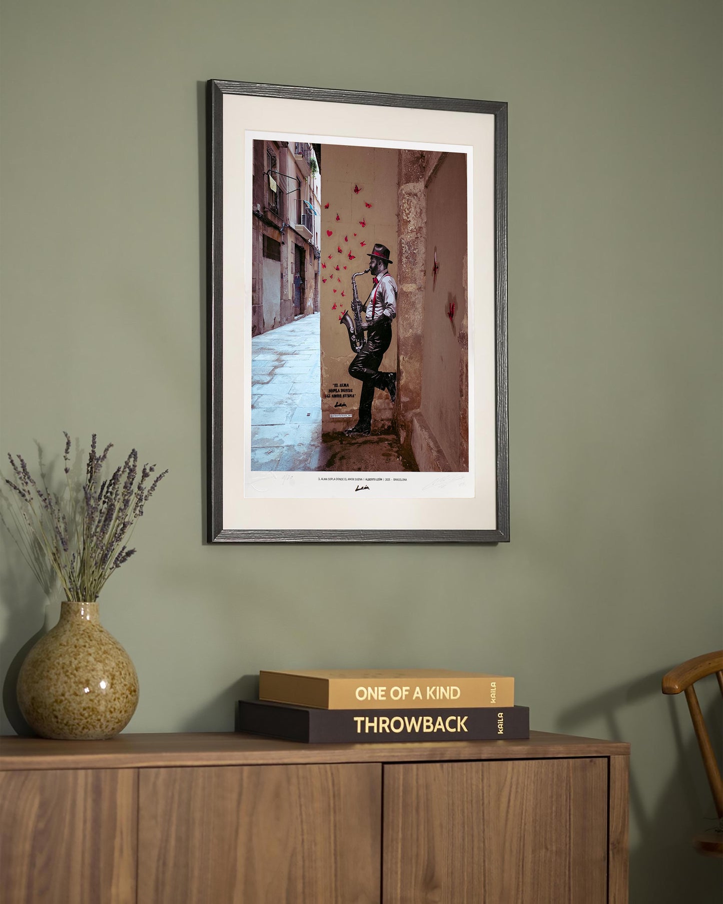 Print El alma sopla dónde el amor suena